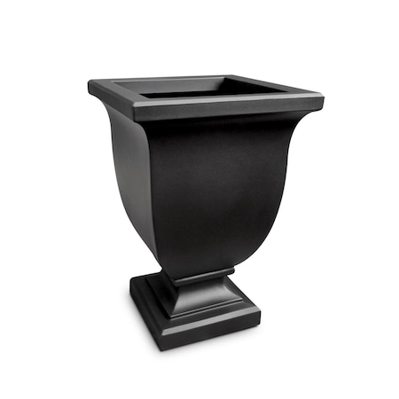 Lawnitator 26 in. Augusta Tall Planter - Black LA2621830
